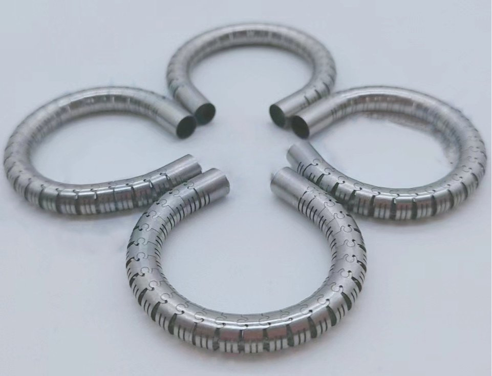 Medical Industrial SS304 Snake Bone Tube Polished Cold Drawn