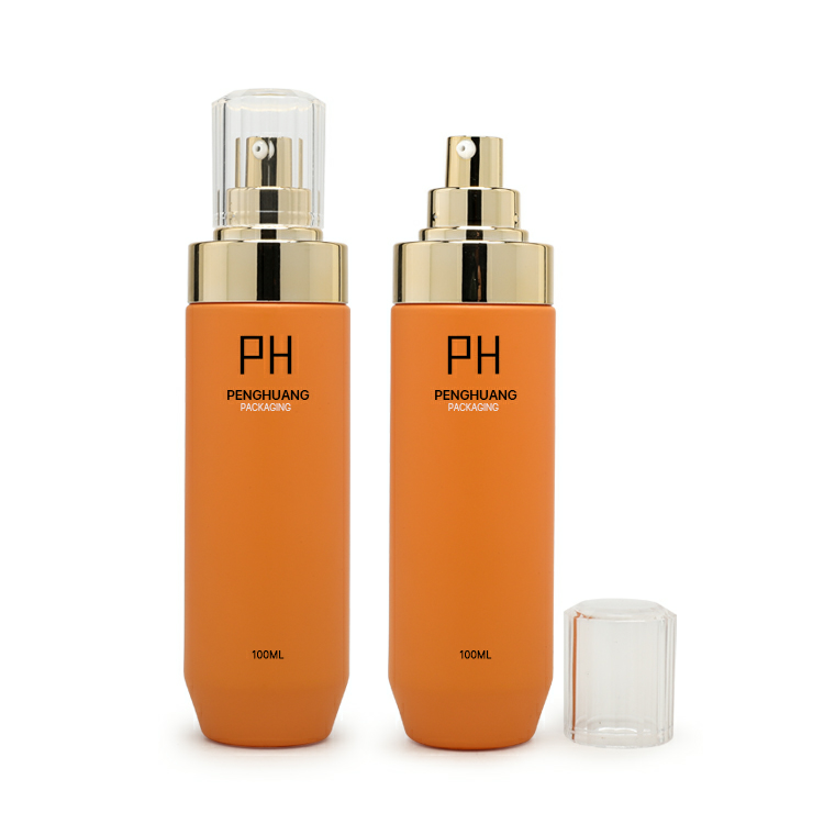 Бутылка стекла 100ml лосьона эмульсии Skincare упаковывая установленная для лицевой влаги заботы
