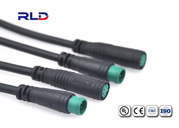 Conector do cabo distribuidor de corrente de Ebike 2 Pin Waterproof Connector Plug M8 IP65