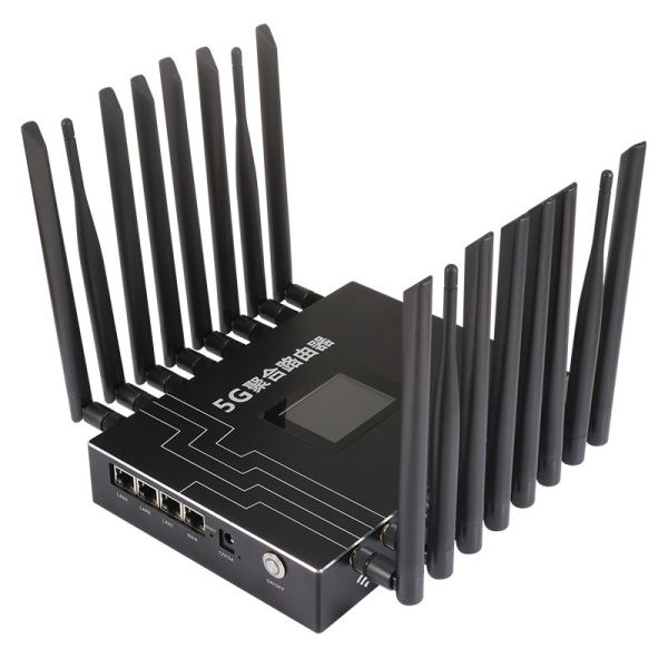 CPE WiFi 6 4G Bonding Router , Multi SIM Card Outdoor Bonded Cellular WiFi