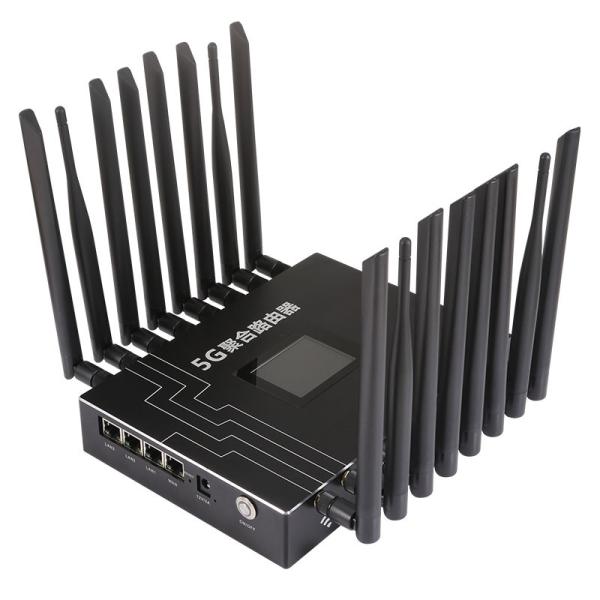 Gateway Stable 5G 4G Bonding Router , Multi SIM 4 Ports Internet Aggregation Router