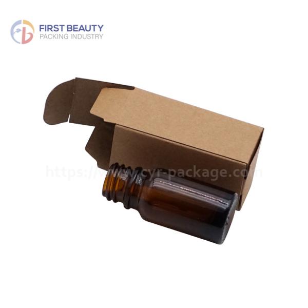 Garrafa de óleo essencial de vidro 15 ml 30 ml Garrafa de gotejar âmbar