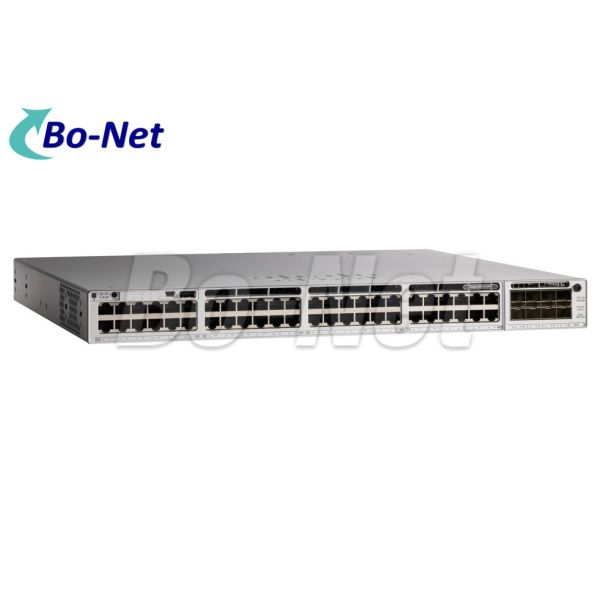 Cisco Gigabit Switch New C9200L-48P-4G-A 9200L 48 Port 10/100/1000 PoE+ 4x1G Uplink Switch, Network Advantage