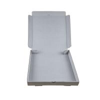 Papel corrugado blanco a medida Caja de embalaje de envío plana Cajas de papel de correo plegables