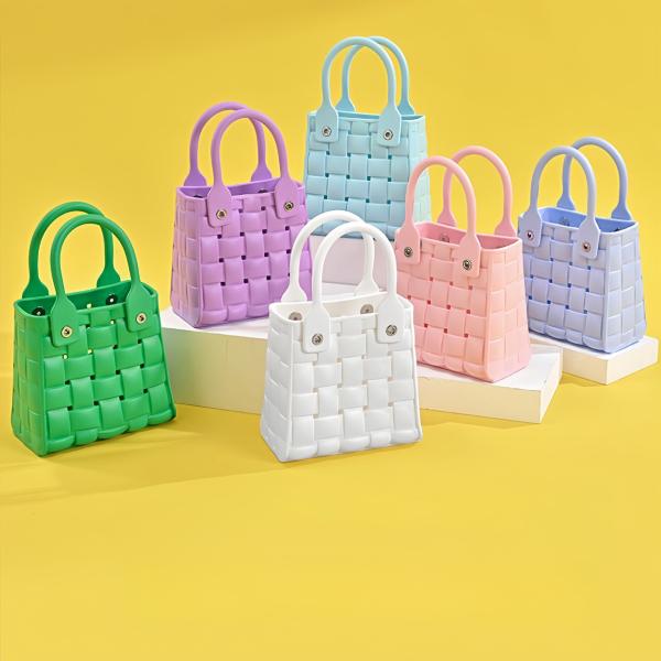 Fashion Custom Promotion Gifts Modern Waterproof Rubber Tote Bag Easy Cleaning