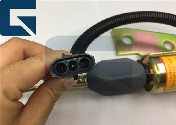Válvula de solenoide 12V da parada de Cummins Engine 24V 3991168 para a máquina escavadora