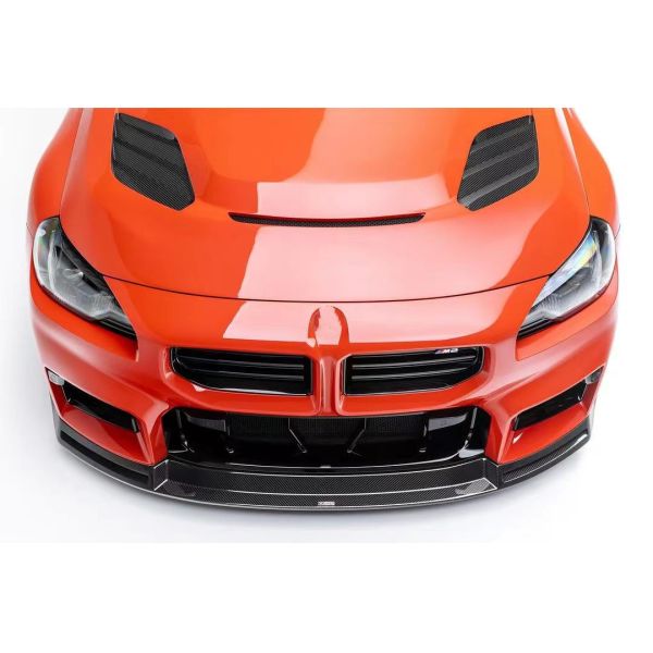 For BMW M2 Carbon Fiber Body Kit M2 Upgraded Vors-style Carbon Fiber Front Lip Diffuser Spoiler Hood Side Skirt