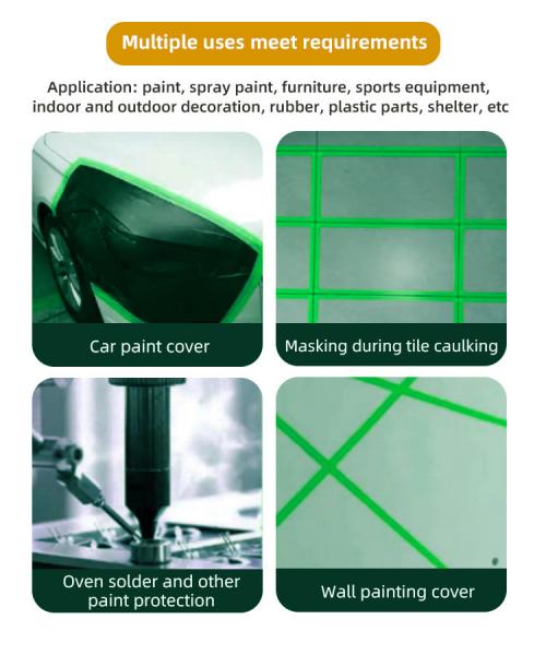 YOUJIANG Automotive Masking Tape For Painting And Aluminum Boat With Rubber Adhesive