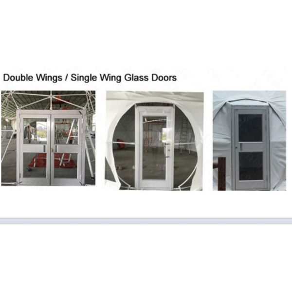 5M роскошный геодезический купольный шатер с стальными трубами и прозрачной крышкой