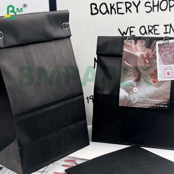 80gsm Wood Pulp Double Side Black DIY Luxury Packaging Kraft Paper 80gsm Wood Pulp Double Side Black DIY Luxury Packaging Kraft Paper