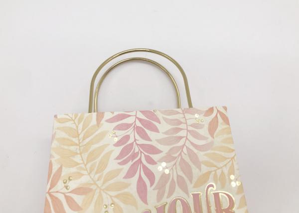 Big Goodie Xmas Gift Bags For Adults Luxury Printed Metal Handle Jumbo Wrapping Red Color