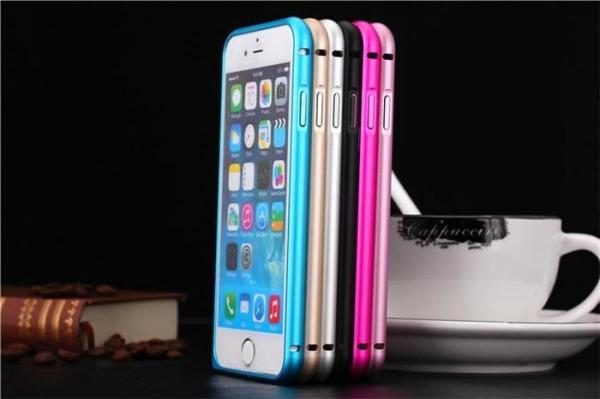 iPhone 6 4.7 Metal Frame Cell Phone Case Cover Colorful