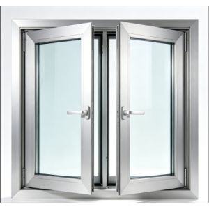 Modern Style Casement Aluminum Alloy Window Integrated Storage Function