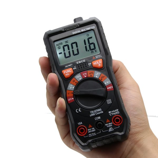 Backlight Digital Smart Multimeter 60mA 600mA 6A 10A