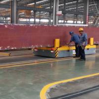 45 auto toneladas de veículo guiado de RGV trilho para o metal industrial que transfere a baixa tensão