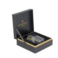 Perfume as caixas de presente rígidas CCNB do cartão que revestem 120gsm o resíduo metálico 15*10*5CM
