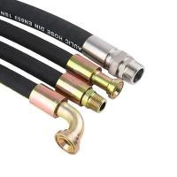 Fittings para tuberías de manguera de aceite hidráulico de doble Epdm resistentes a las condiciones climáticas