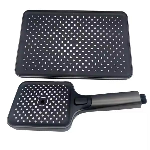Polished High Pressure Wall Mounted Hand Held Shower Head Water Saving Efficiency