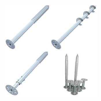 Metal Screw Piles Foundation of Ground Solar Mounting System Economical Applied