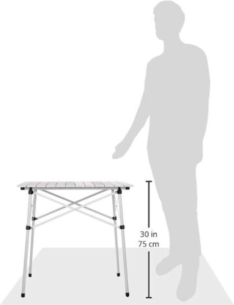 Roll-up Table, folding Plastic Wooden Design Coffee Lounge Patio Portable Foldable Plastic Garden Table Set