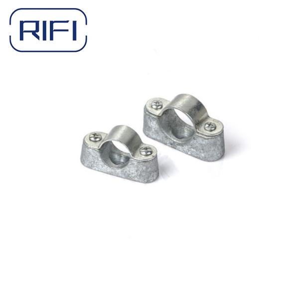 20mm 25mm Gi Conduit Pipe Fittings Electro Galvanized Space Bar Saddle