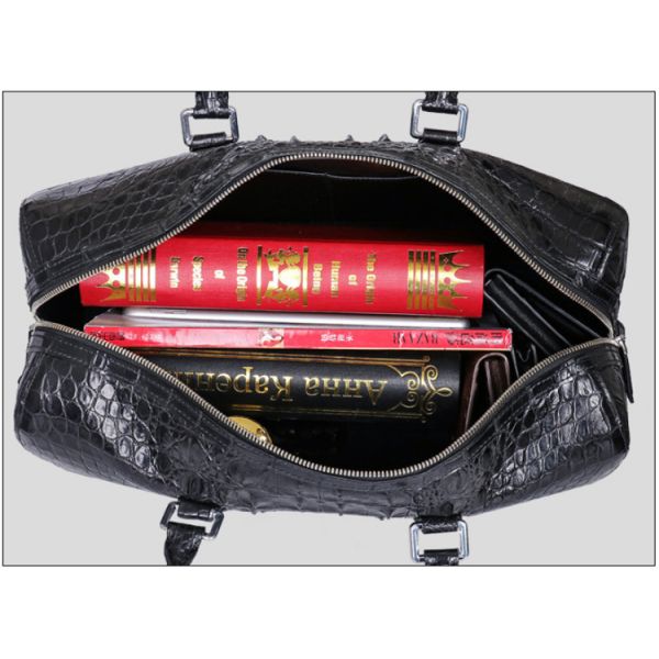 New crocodile-skin business travel carry-on handbag male high-end big volume business travel luggage briefcases