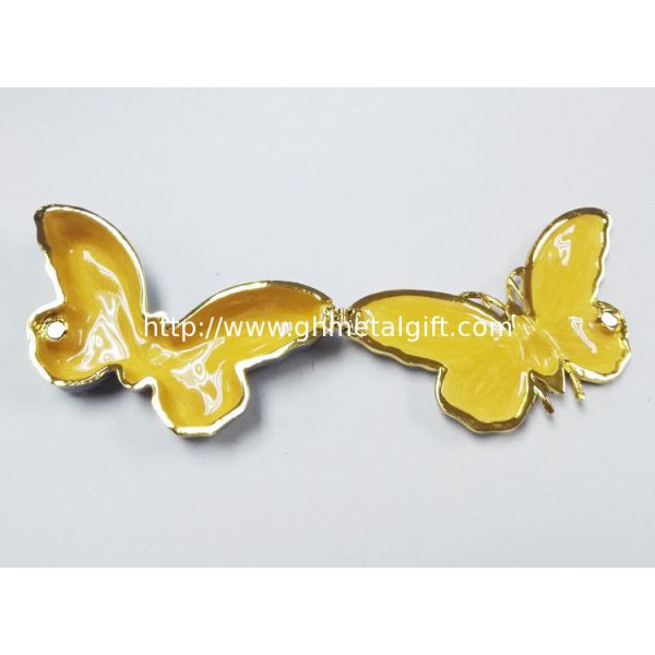 Custom metal butterfly shaped jewelry box for promotional gift