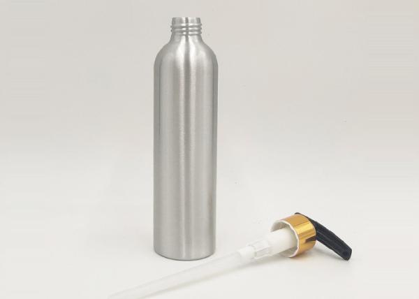 250ml Aluminum Sunscreen Spray Bottle Long Service Life With Lotion Pump