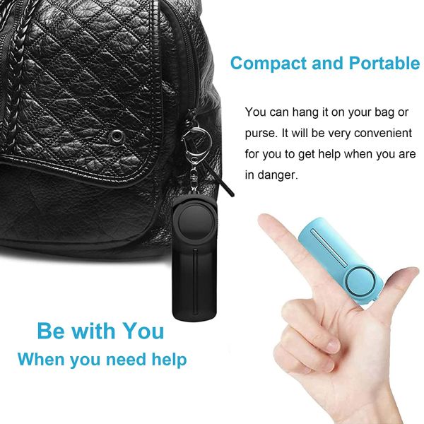 Emergency Safety Personal Keychain Alarm For Women Elderly Self Defense 9.1 Ounces