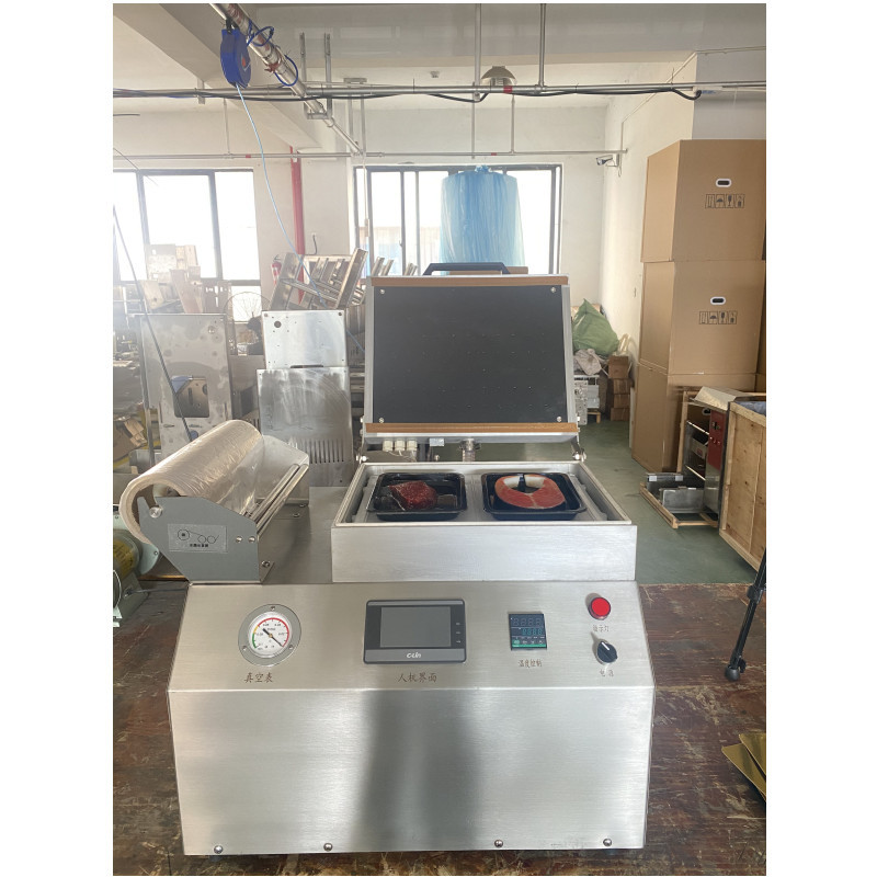 машина упаковки кожи вакуума уплотнителя подноса 220V Benchtop Semi автоматическая для еды