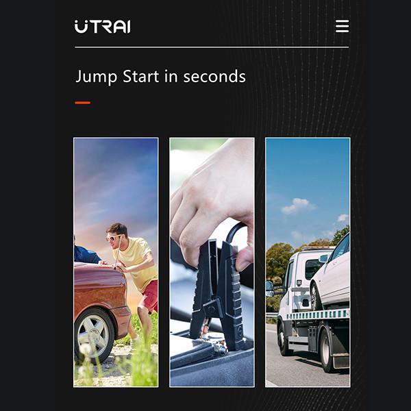 YANTU AM46 Car Jump Starter Other Year Car Emergency Start Power Supply with Air Pump