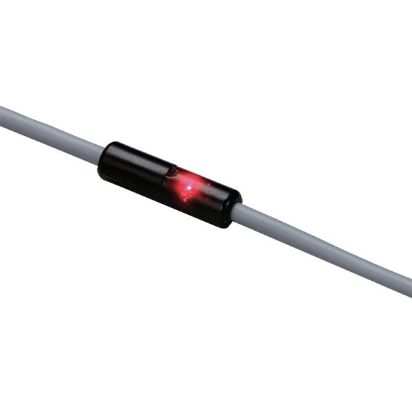 80mA High Output Sensor Circuit Check Load PNP Current Increase Near OFF Cord Attachment with Red LED Indicator