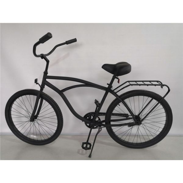 26 Inch Red Color Men's Classic Beach Cruiser Bikes with Big and Comfortable Seat