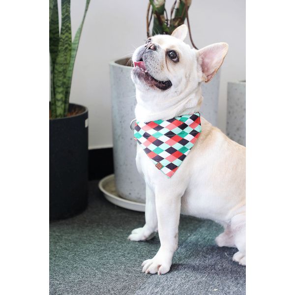Slip On Christmas Dog Bandana Collar Dog Neck Handkerchief Sublimation