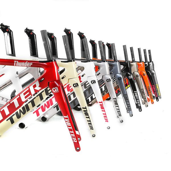 ПРОГРЕМЛИТЕ рамка велосипеда дороги углерода высоты диска 50cm с тарельчатым тормозом