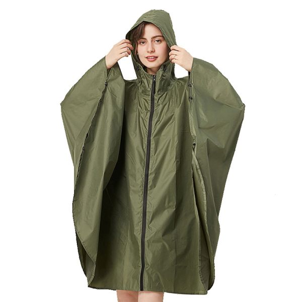 Breathable Adult Raincoat Poncho Conventional Size Suitable for Both Men and Women