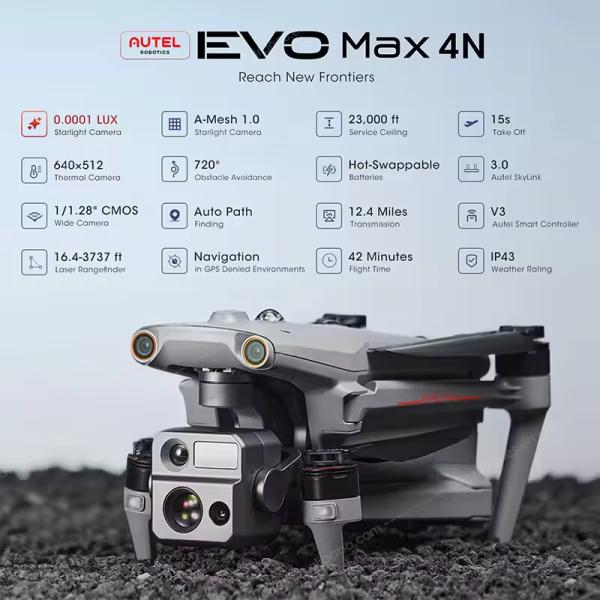 Spot 4N 8K 4K Infrared Thermal Imaging Drone10x Optical Zoom And 10KM GNSS RTK