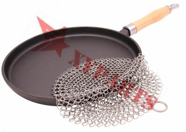 6” purificador redondo do correio de corrente da cozinha x6 para a limpeza dos frigideiras das bandejas