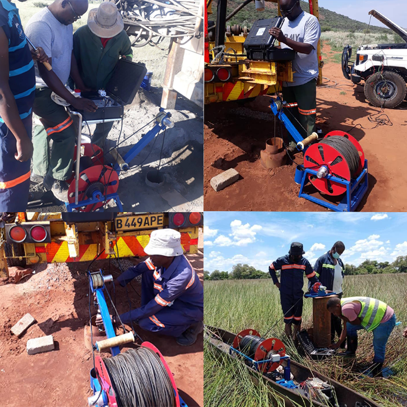 15Mpa Pressure video borescope borehole inspection camera for deep well