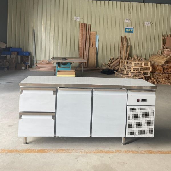 2 Doors 2 Drawers 1800mm Length Undercounter Fridge Freezers Commercial Refrigerator
