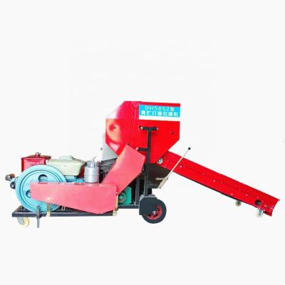 80kg Ball 15hp Corn Silage Baler Machine Diesel Engine Grass Hay 60bales/hour