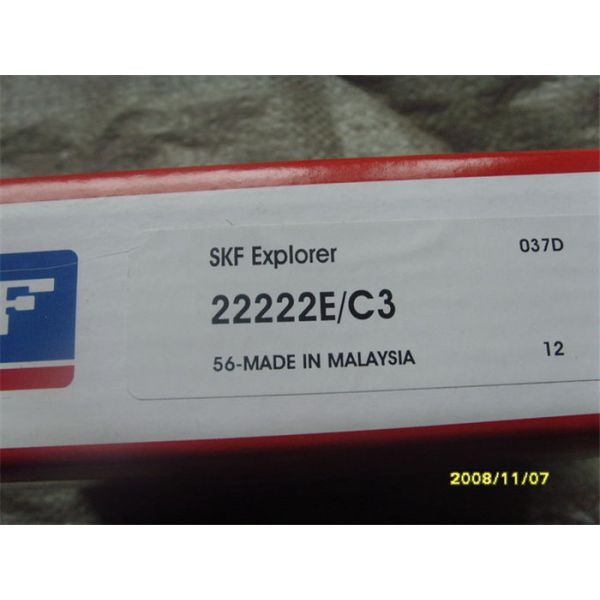 Spherical Stainless Steel Roller Bearing SKF FAG 22222 E 110 x 200 x 53 MM Metal Cage