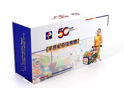 Supermarket Magnetic Toy Packaging Box Promotional For 50 Years Anniversary