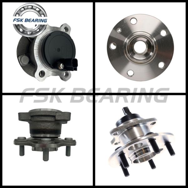 Double Rows Gcr15 Chrome Steel Wheel Hub Bearing Unit with ABS Sensor for BMW E46