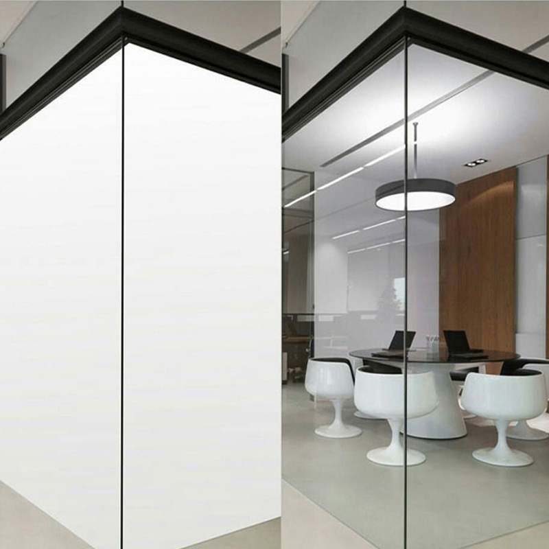 Privacy Adjustable PDLC Smart Glass Film with Safety Laminated Tempered Glass in Custom Sizes for Homes and Hotels