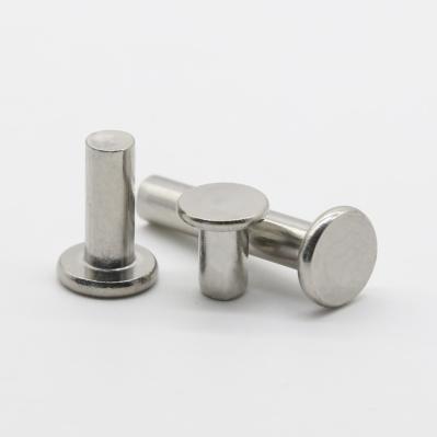 Stainless Steel Flat Truss Head Solid Rivets Thin Head Solid Rivets  Flat Head Solid Rivets