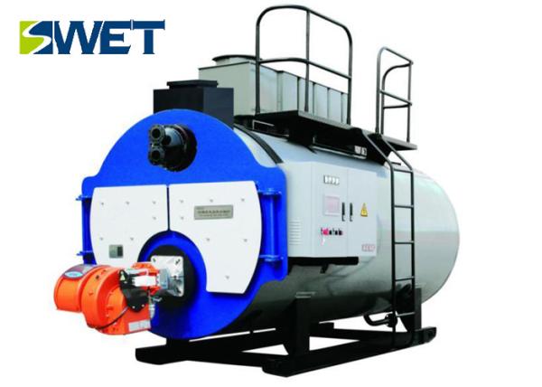 Low Pressure Industrial Steam Boiler 5.6 MW 12 MW Gas Oil Hot Water Boiler For Food Industry