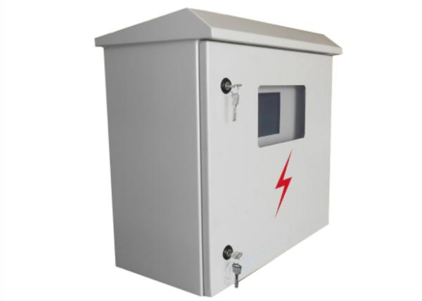 Outdoor Indoor Stainless Steel Electrical Cabinet / Anti Rust Metal Distribution Box