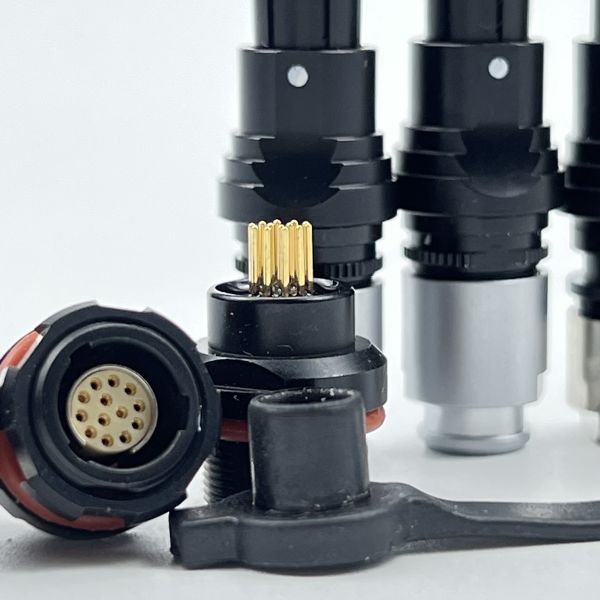 BEXKOM F series fischer ultimate compatible Circular Push Pull Connectors IP68 Waterproof  EMC shielded small size female and male