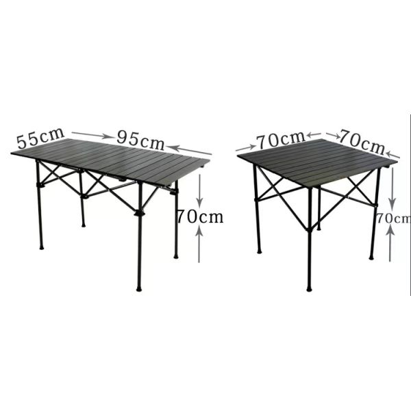 Portable Mountain Camping Picnic Table with Chairs Modern Design and Durable Material